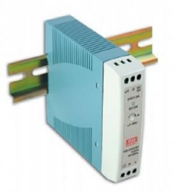 Meanwell Mdr-20-24 20w 24v 1a Ray Tip Güç Kaynağı