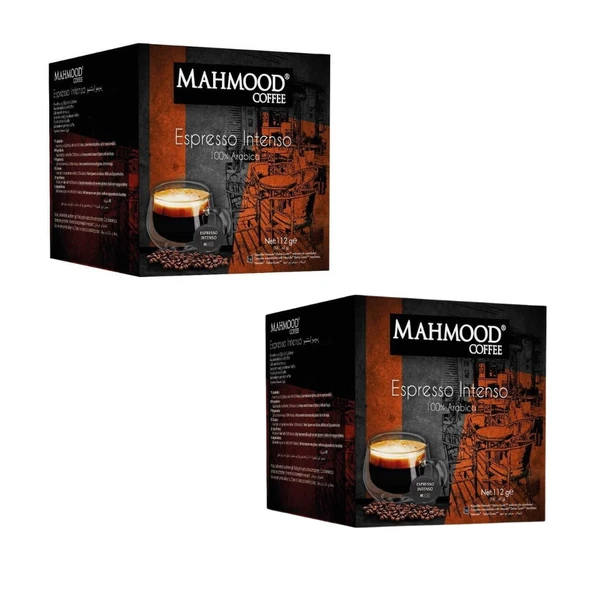 Mahmood Coffee Dolce Gusto Espresso Kapsül Kahve 16 Adet X 7 gr - 2 Li Set