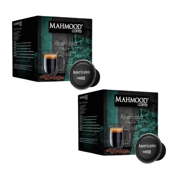 Mahmood Coffee Mahmood Dolce Gusto Americano Kapsül Kahve 16 Adet X 2 li set