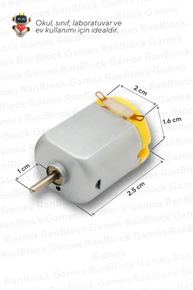 50'li Paket DC Deney Motoru - Okul ve Sınıflar için MEB Uyumlu - 3