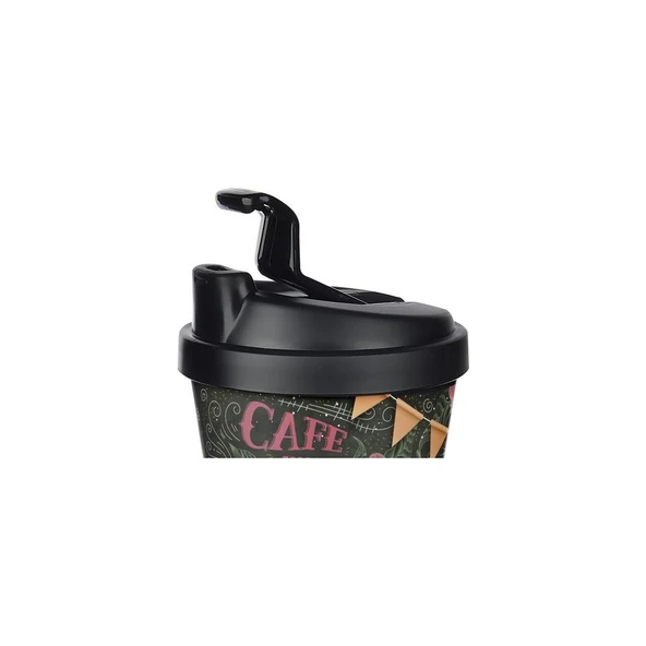 TİTİZ MOTTO BARDAK PLASTİK KAPAKLI 400ML AP-9221 2210