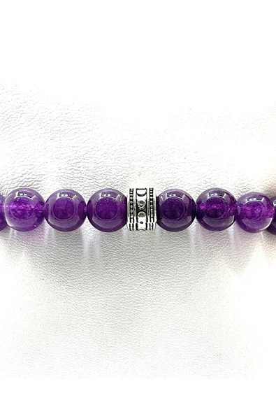 UNİSEX ESNEK MİSİNALI DOĞAL TAŞ BİLEKLİK - 2