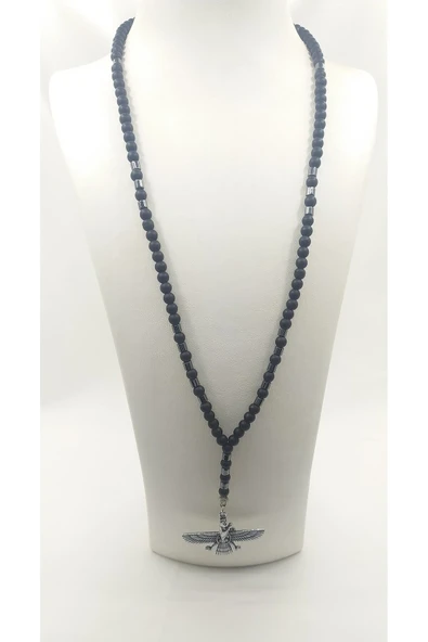 ERKEK DOĞAL TAŞ KOLYE - Resim 2