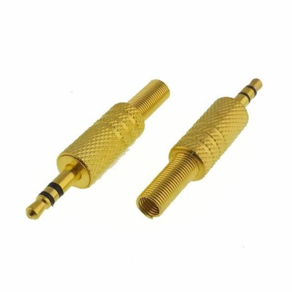 STEREO 3,5mm ERKEK  GOLD  JAK