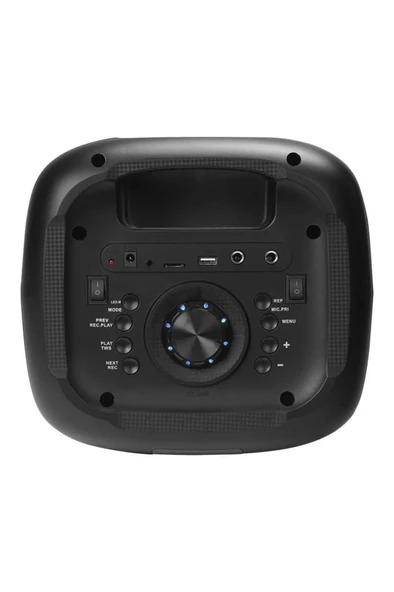 Mikado 40W TWS FMli RGB Işıklı Kablosuz Mikrofonlu Kule Bluetooth Hoparlör - 4