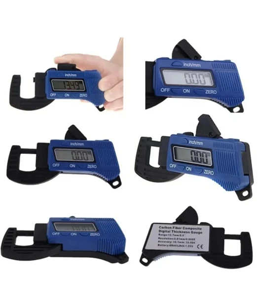 Mini Boy Hassas Dijital Kumpas (1.5cm) 15 mm Kalınlık Ölçer - 4