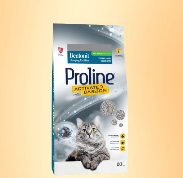 PROLİNE AKTİF KARBON KEDİ KUMU 20 LİTRE