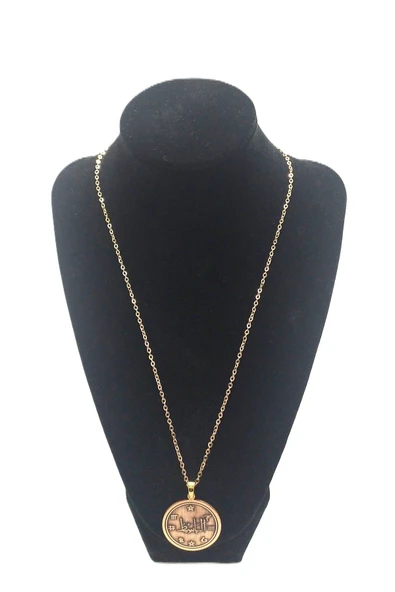 UNİSEX SAF BAKIR KOLYE - Resim 2