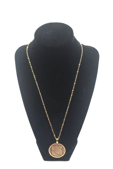 UNİSEX SAF BAKIR KOLYE - Resim 2