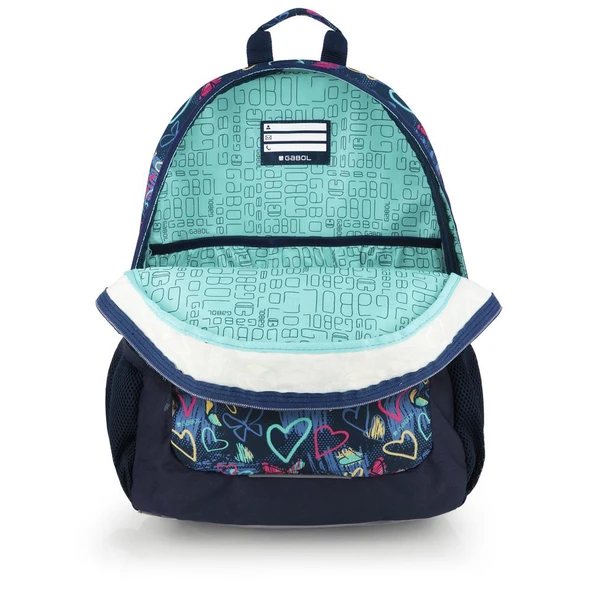 Gabol Okul Sırt Çantası Tizas Lacivert 21L GB.234340 - Resim 4
