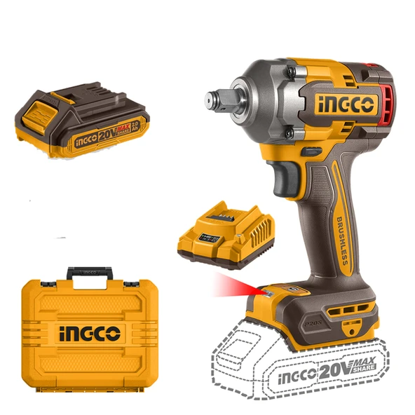 Ingco Cıwlı2040e Li-ion Akülü Somun Sıkma 20v 2.0ah