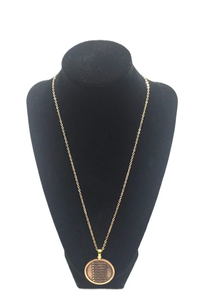 UNİSEX SAF BAKIR KOLYE - Resim 2