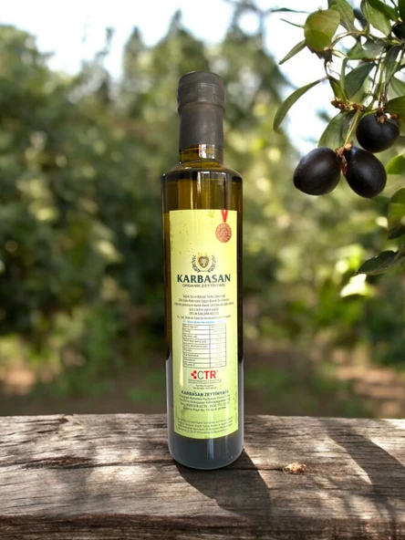 ORGANİK MENŞEİLİ SOGUK SIKIM SIZMA ZEYTİN YAĞI 750 ML - 2