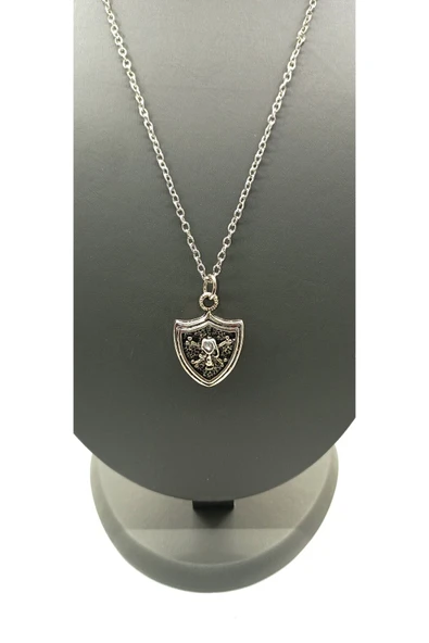 UNİSEX GÜMÜŞ KAPLAMALI ZİNCİR KOLYE