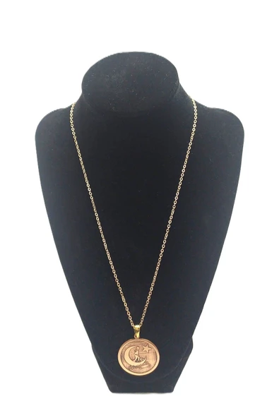 UNİSEX SAF BAKIR KOLYE - Resim 2