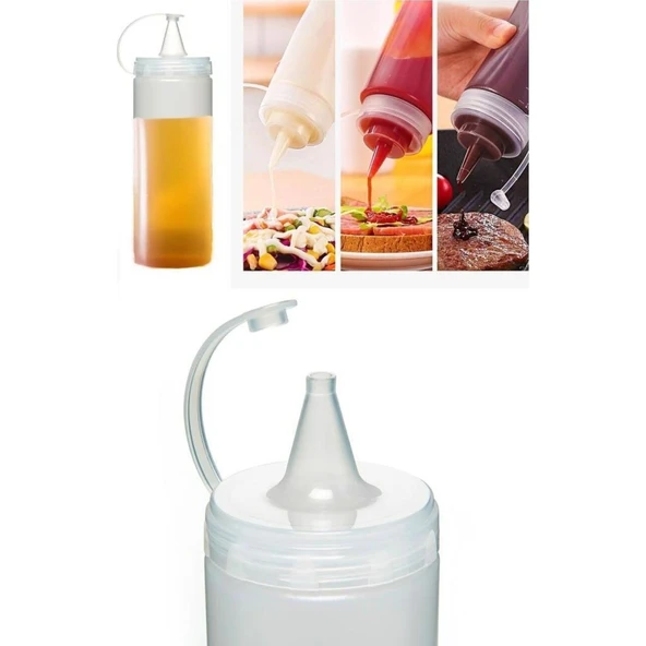 QLÜX SOS ŞİŞESİ MAYONEZ 600ML L-00810-2 8104 - 4