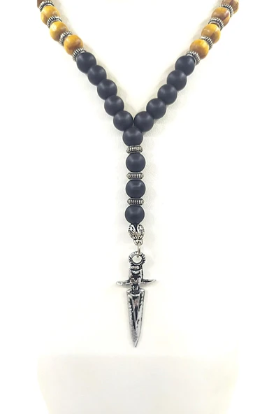 ERKEK DOĞAL AHŞAP KOLYE