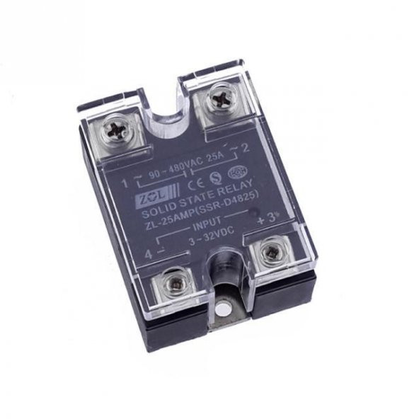 Ssr SL-25 25 Amper Zenli Solid State Röle 3 ~ 32v Dc Giriş / 90-480v Ac Çıkış