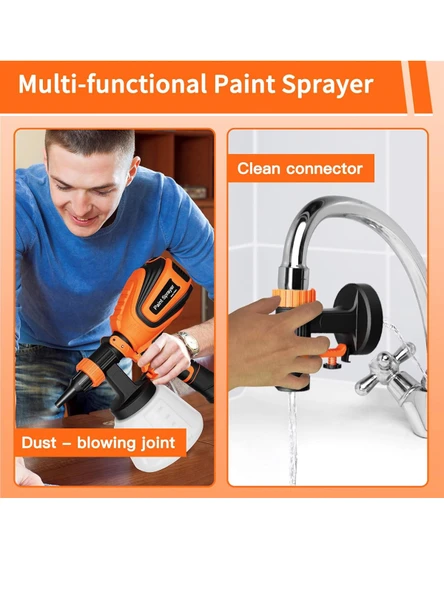 Germany Style Profesyonel 1300 W Elektrikli Sprey Boya Püskürtme Tabancası İlaçlama Makinesi - Resim 2
