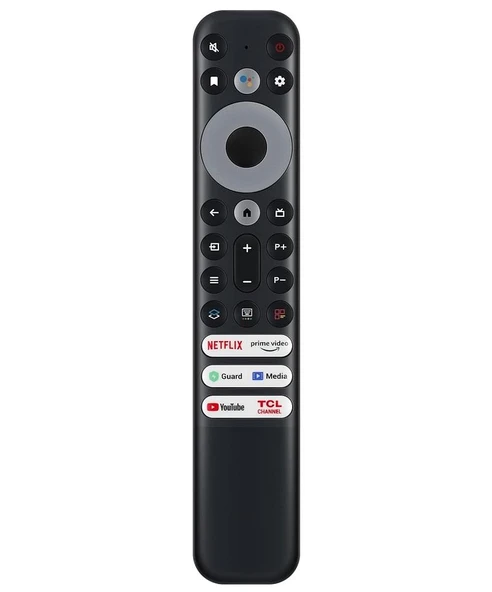 Tcl 65C725 İle Uyumlu Mikrofonlu Smart Tv Kumanda