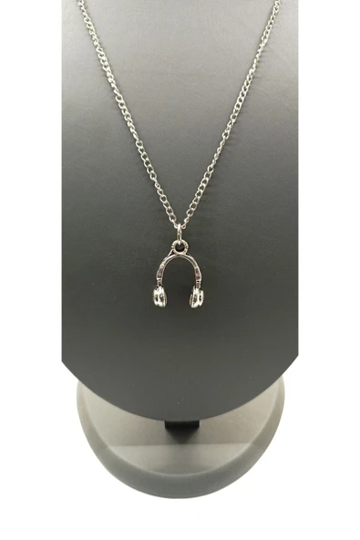 UNİSEX GÜMÜŞ KAPLAMALI ZİNCİR KOLYE