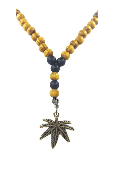 ERKEK DOĞAL AHŞAP KOLYE