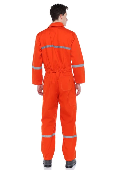 16/12 GABARDİN TURUNCU TULUM - 2