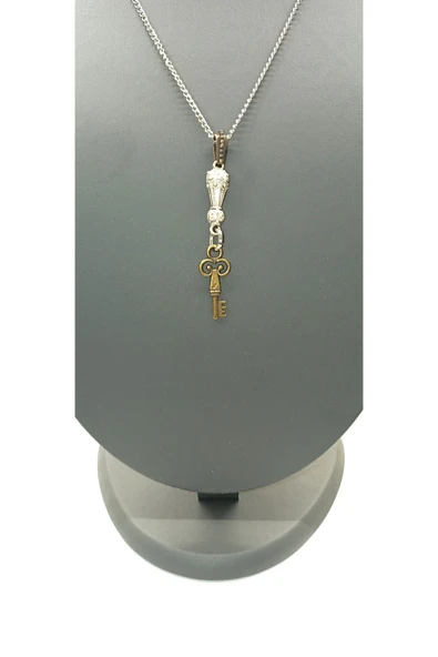 UNİSEX GÜMÜŞ KAPLAMALI ZİNCİR KOLYE