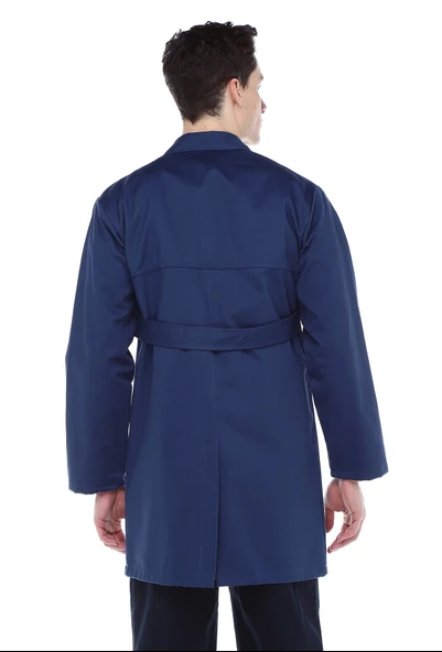 ERKEK LACİVERT GABARDİN ÖNLÜK - 4