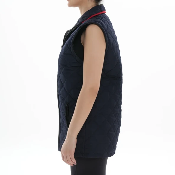 LACİVERT BAKLAVA DESEN YELEK - 3