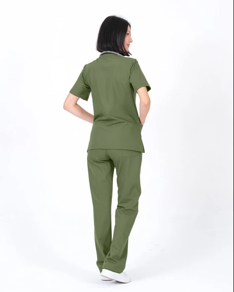 YEŞİL HEMŞİRE TAKIMI UNİSEX - 2
