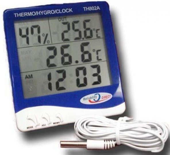 Termometre TH 802A HygroMETRE Technıc
