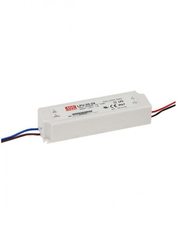 Meanwell Lpv-30-24 35w 24v 1,5a Sabit Voltaj Led Driver İp67