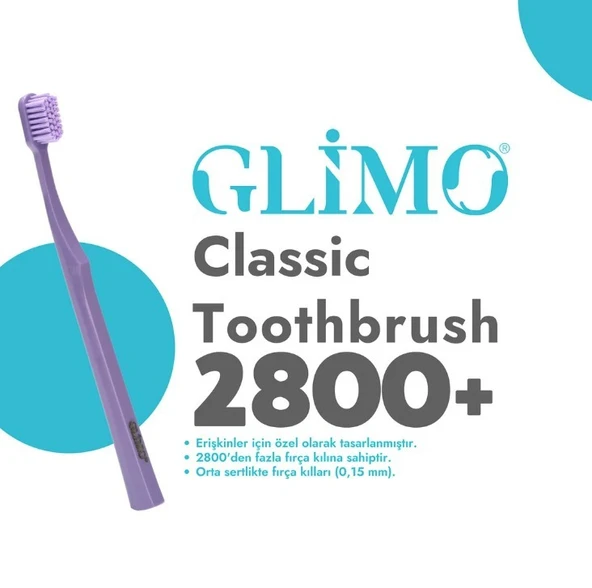 Glimo Classic Medium 2800+ Diş Fırçası - 4