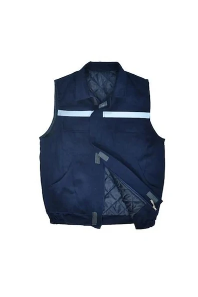 GABARDİN LACİVERT YELEK