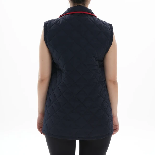 LACİVERT BAKLAVA DESEN YELEK - 4