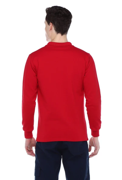 POLO YAKA KIRMIZI SWEAT - 4