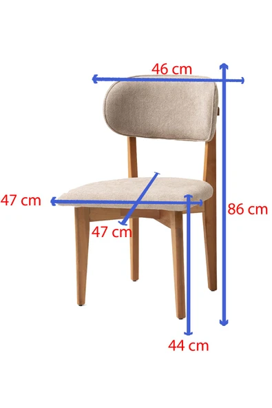 Açılır Oval HIGH GLOSS Yemek Masası Takımı Nergis Sandalye Cappicino 1 Masa 6 Sandalye ) - 5