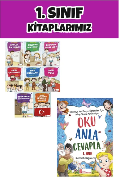 1.Sınıf Mini Birler Hikaye Seti +Oku Anla Cevapla ürün görseli 1