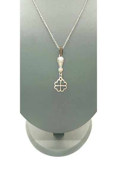 UNİSEX GÜMÜŞ KAPLAMALI ZİNCİR KOLYE