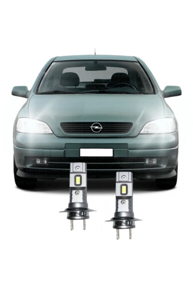 Fardoktoru OPEL ASTRA G LED XENON KISA FAR AMPULÜ Mini Led 2'li Set H7 ürün görseli
