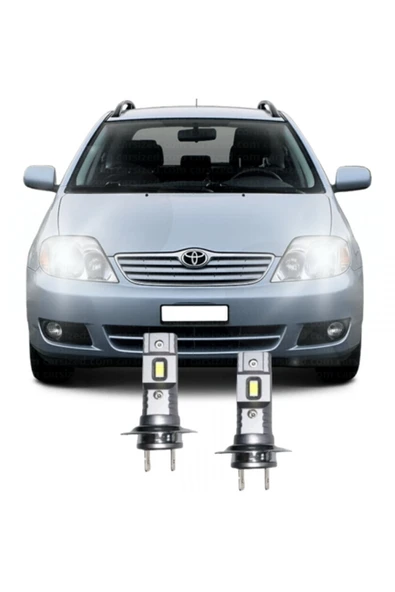 Fardoktoru TOYOTA COROLLA E120 LED KISA FAR AMPULÜ Mini Led 2'li Set H7 ürün görseli