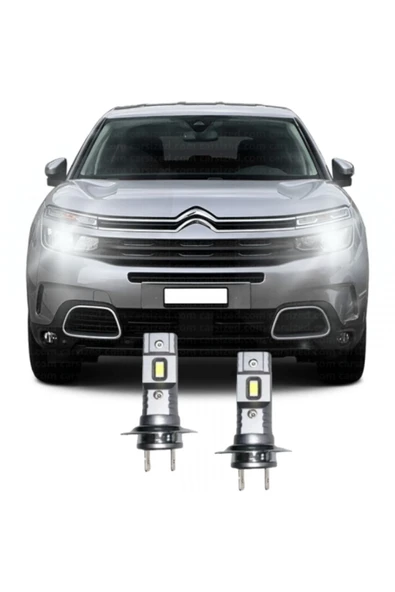 Fardoktoru CITROEN C5 AIRCROSS LED KISA FAR AMPULÜ Mini Led 2'li Set H7 ürün görseli
