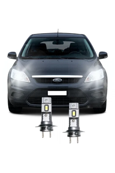 Fardoktoru FORD FOCUS 2 MAKYAJLI LED KISA FAR AMPULÜ H7 Mini Led 2'li Set ürün görseli