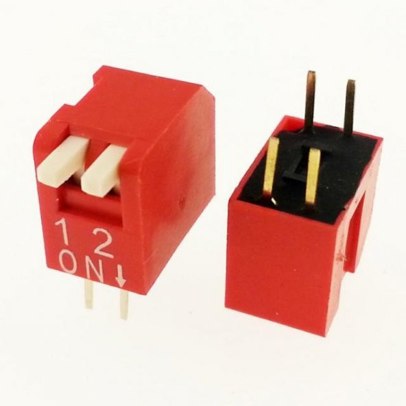 2 Pin Piano Tip Dip Switch
