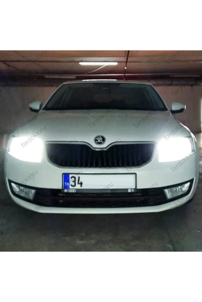 Fardoktoru Skoda Octavıa (2013-2017) Uyumlu Led Kısa Far Ampulü H7 Photon Mono - Resim 4