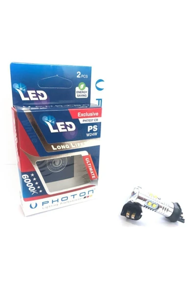 Fardoktoru Photon Pw24w 6000k Beyaz Gündüz Farı Led Oto Ampulü Ph7037 ürün görseli