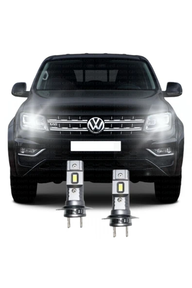 Fardoktoru VW AMAROK LED KISA FAR AMPULÜ H7 Mini Led 2'li Set - 1