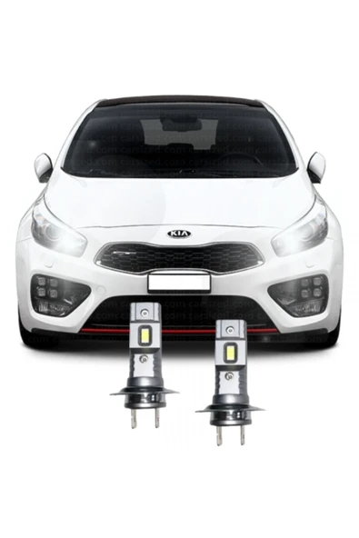 Fardoktoru KIA CEED LED UZUN FAR AMPULÜ Mini Led 2'li Set H7