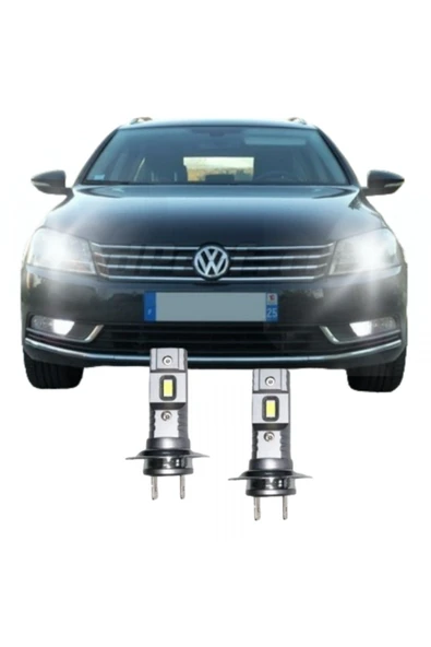 Fardoktoru VW PASSAT B7 LED KISA FAR AMPULÜ H7 Mini Led 2'li Set ürün görseli